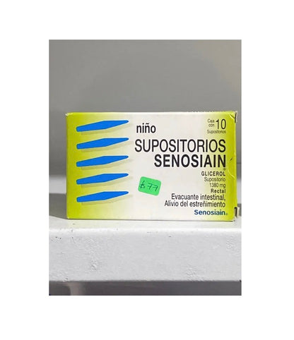 Supositorios Senosiain Glicerol Niño 1380mg