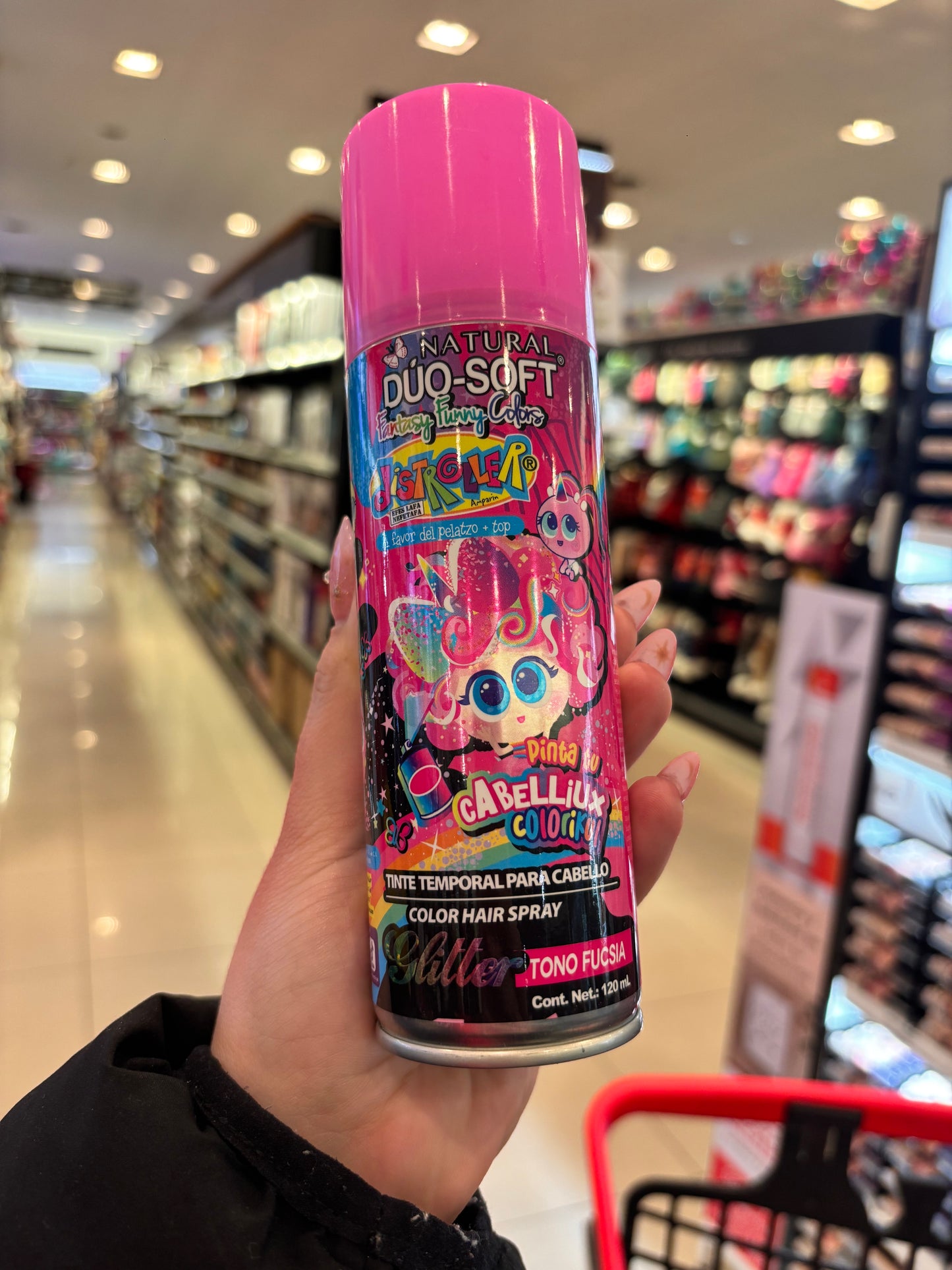 Color hair spray /tinte temporal para el cabello con glitter ✨ 💕