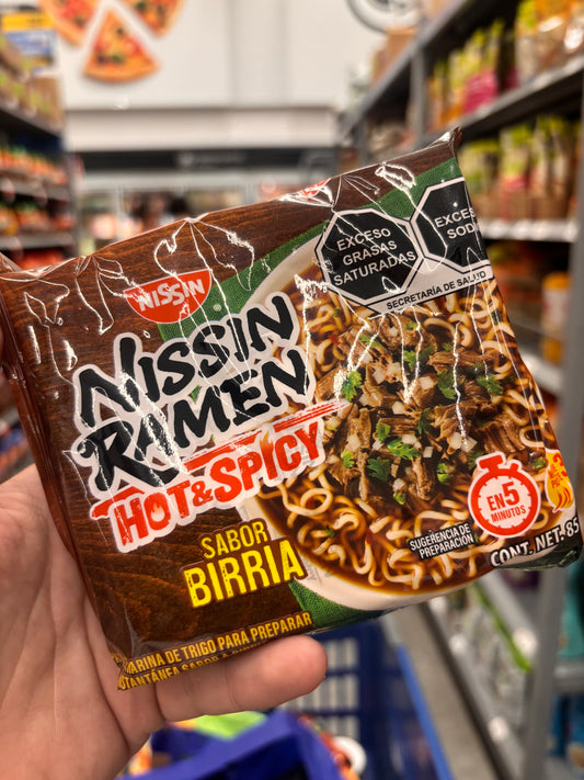 Nissin Ramen Sabor Birria