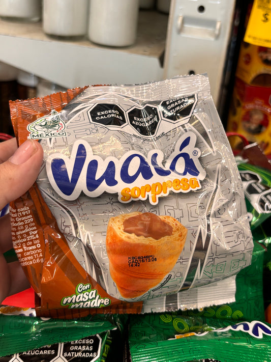 Vuala sorpresa sabor cajeta