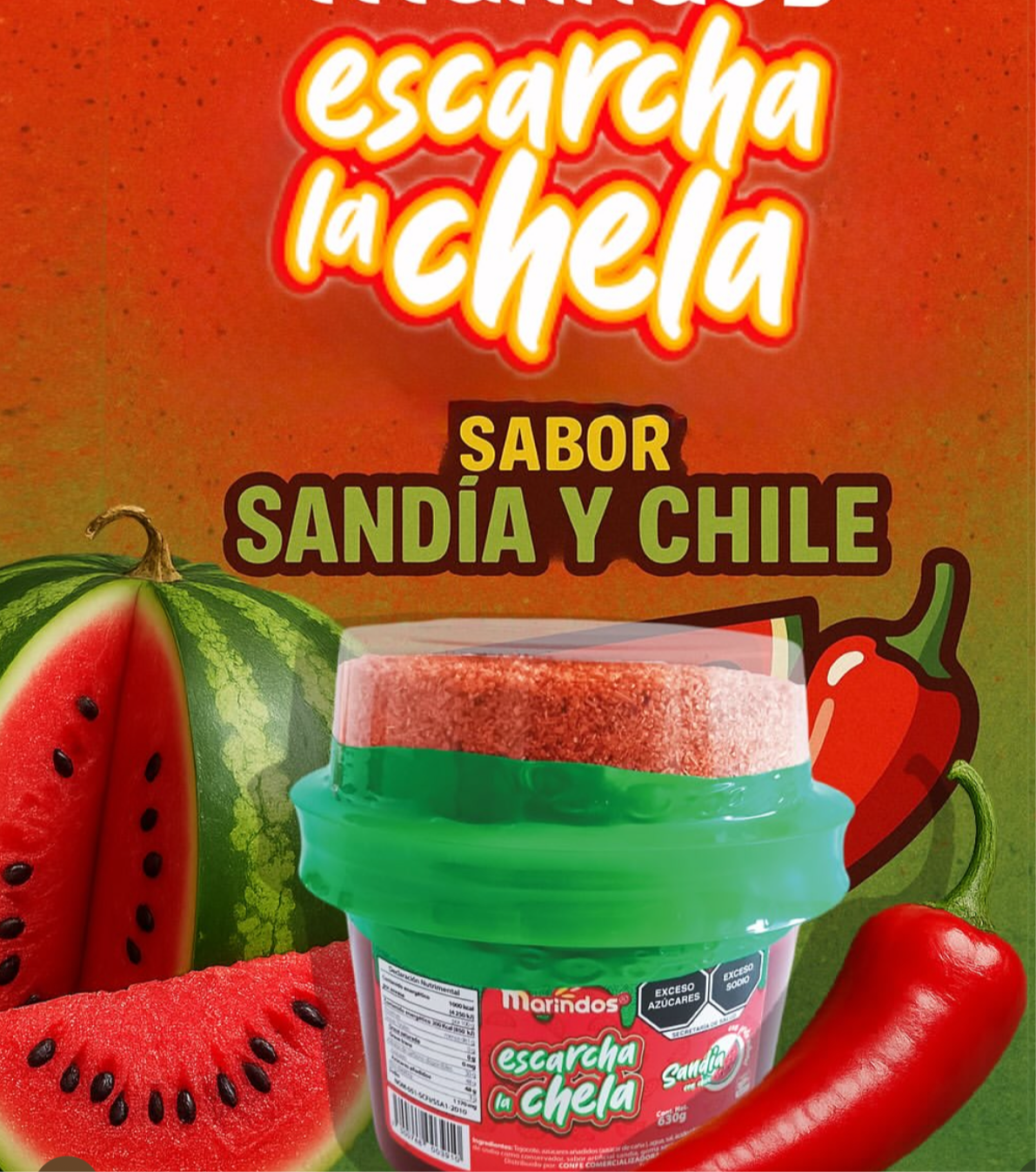 Escarchador de sabores para tu chela 🍻 🍉 🌶️ 🥭