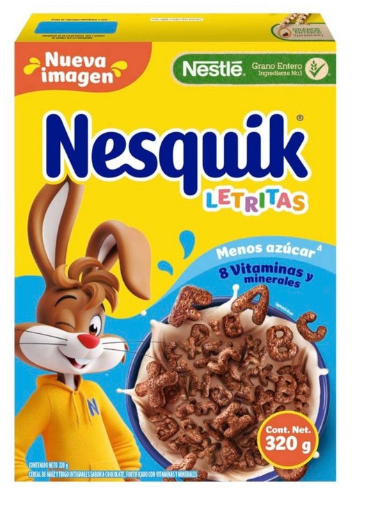 Cereal Nesquik Letritas