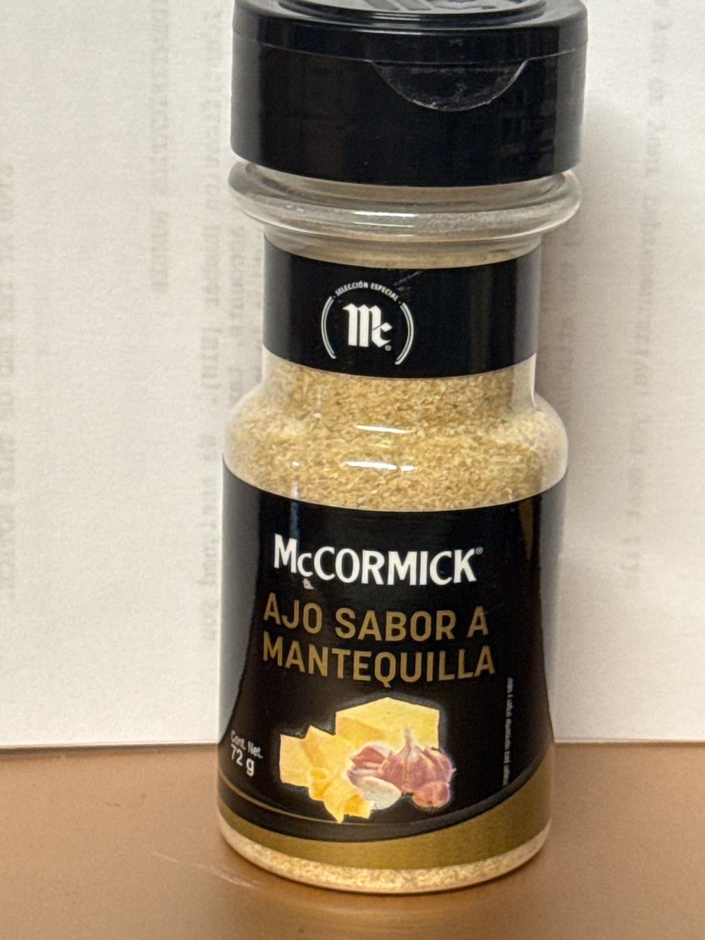 McCormick Ajo sabor a Mantequilla