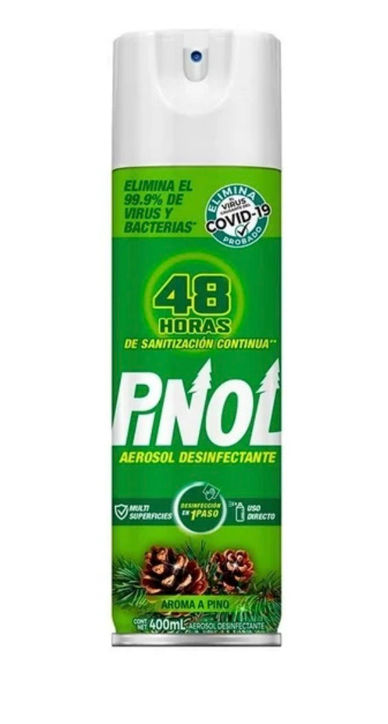 Aerosol desinfectante Pinol aroma a pino