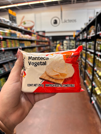 Manteca vegetal “Aurrerá”