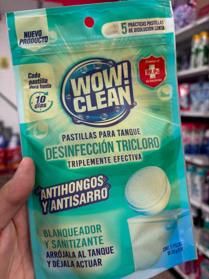 Pastillas efervescentes de limpieza  Wow clean !