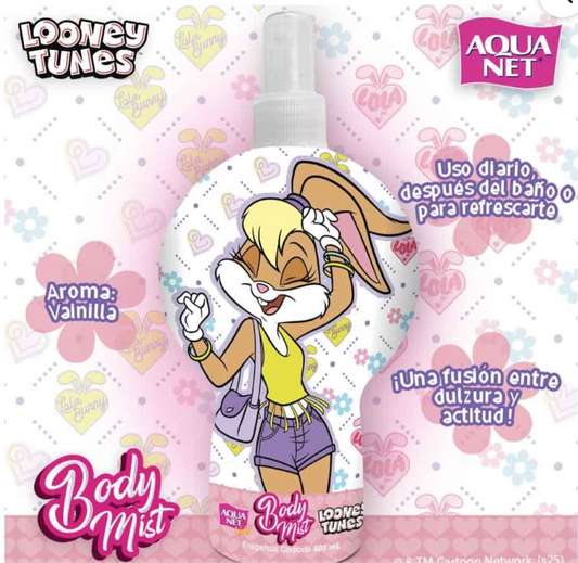 Fragancia Corporal  “Body mist” Looney Tunes “Aquanet kids”