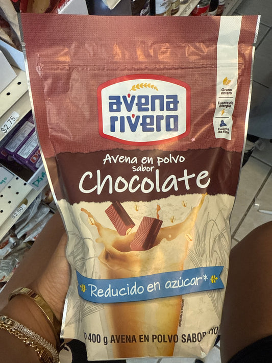 Avena en polvo sabor chocolate