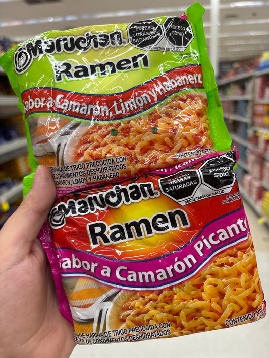 Maruchan Ramen Camaron, limon y habanero