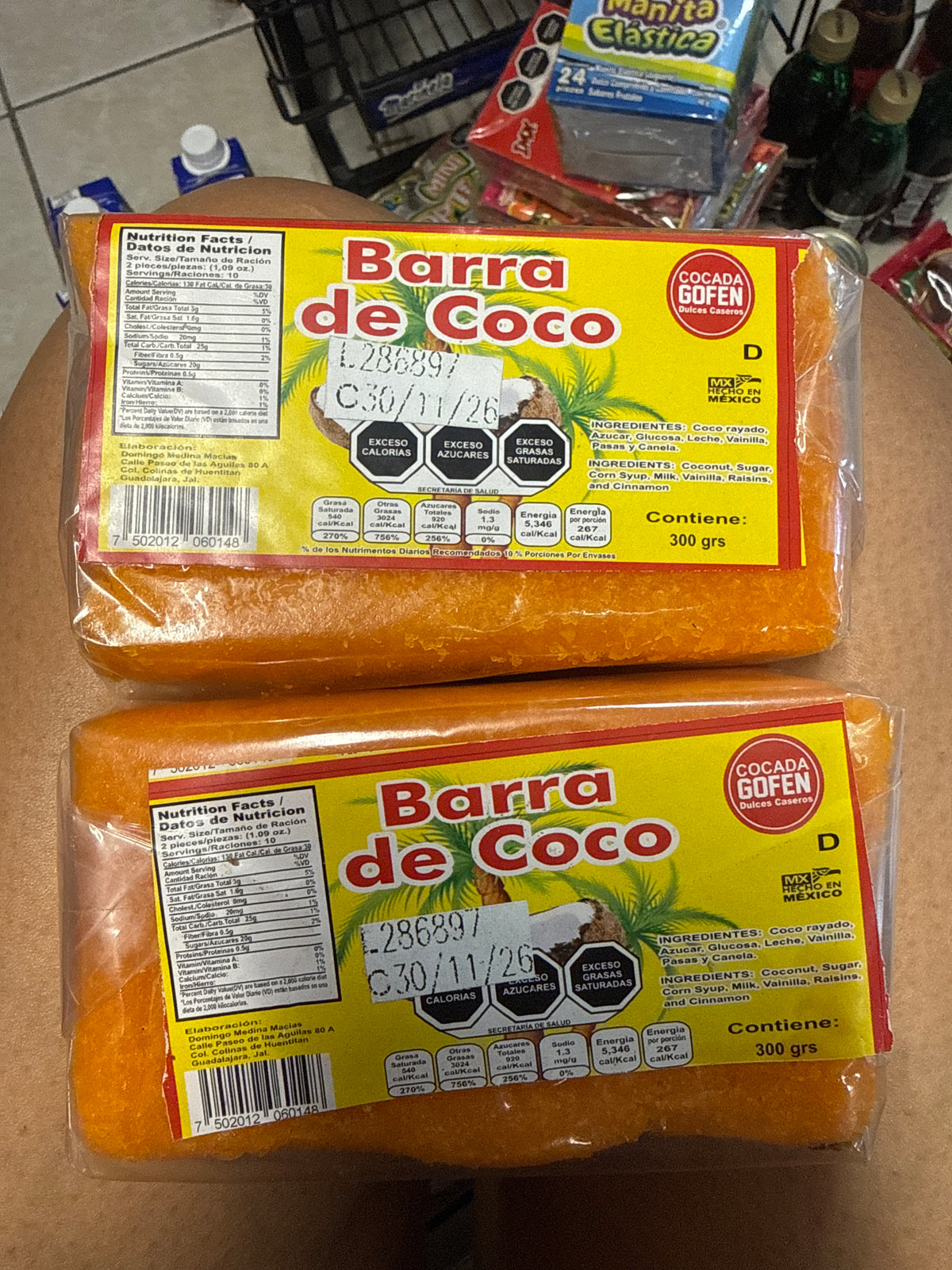 Barra de Coco Grande