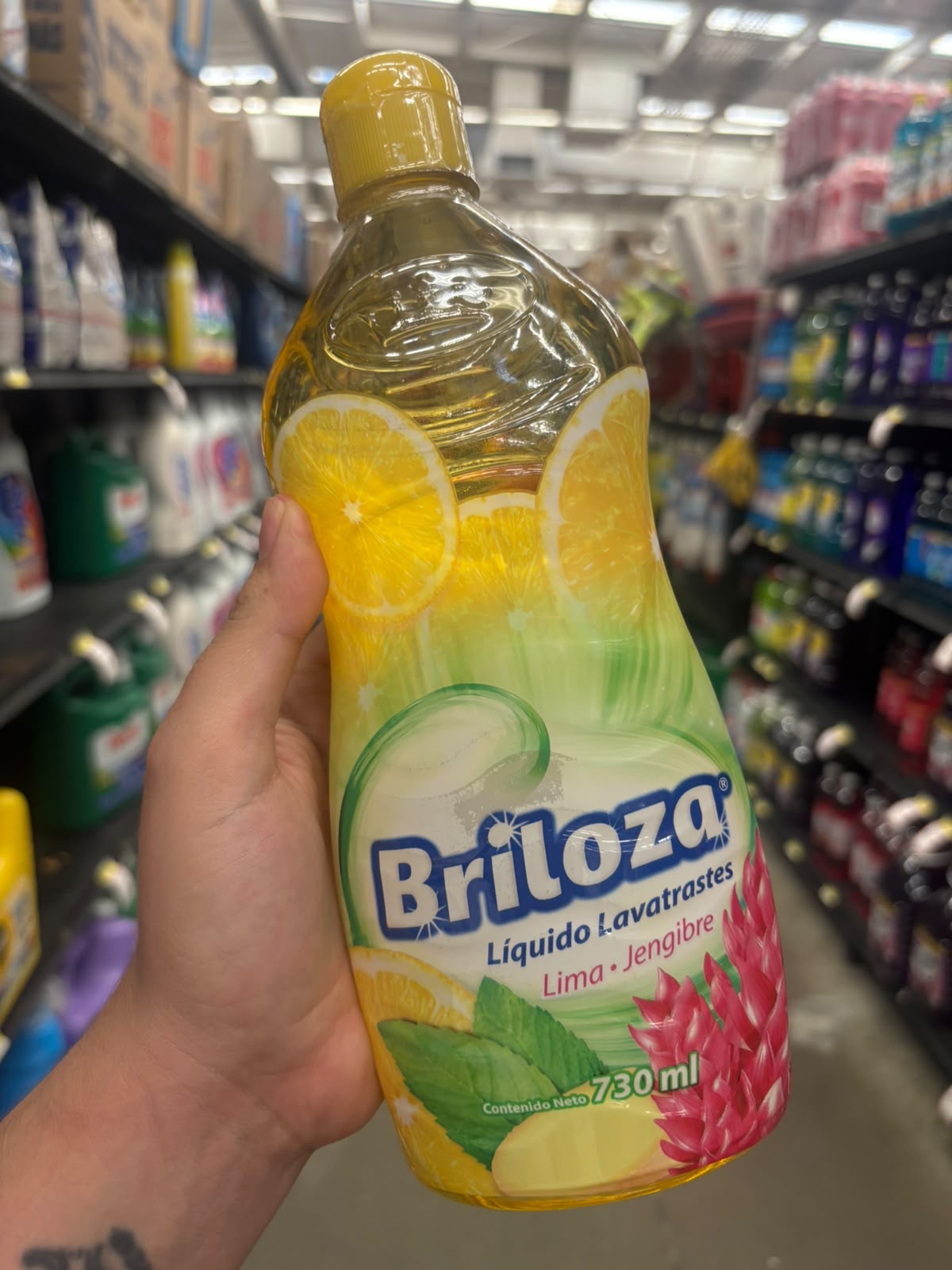 Briloza liquid dishwashing