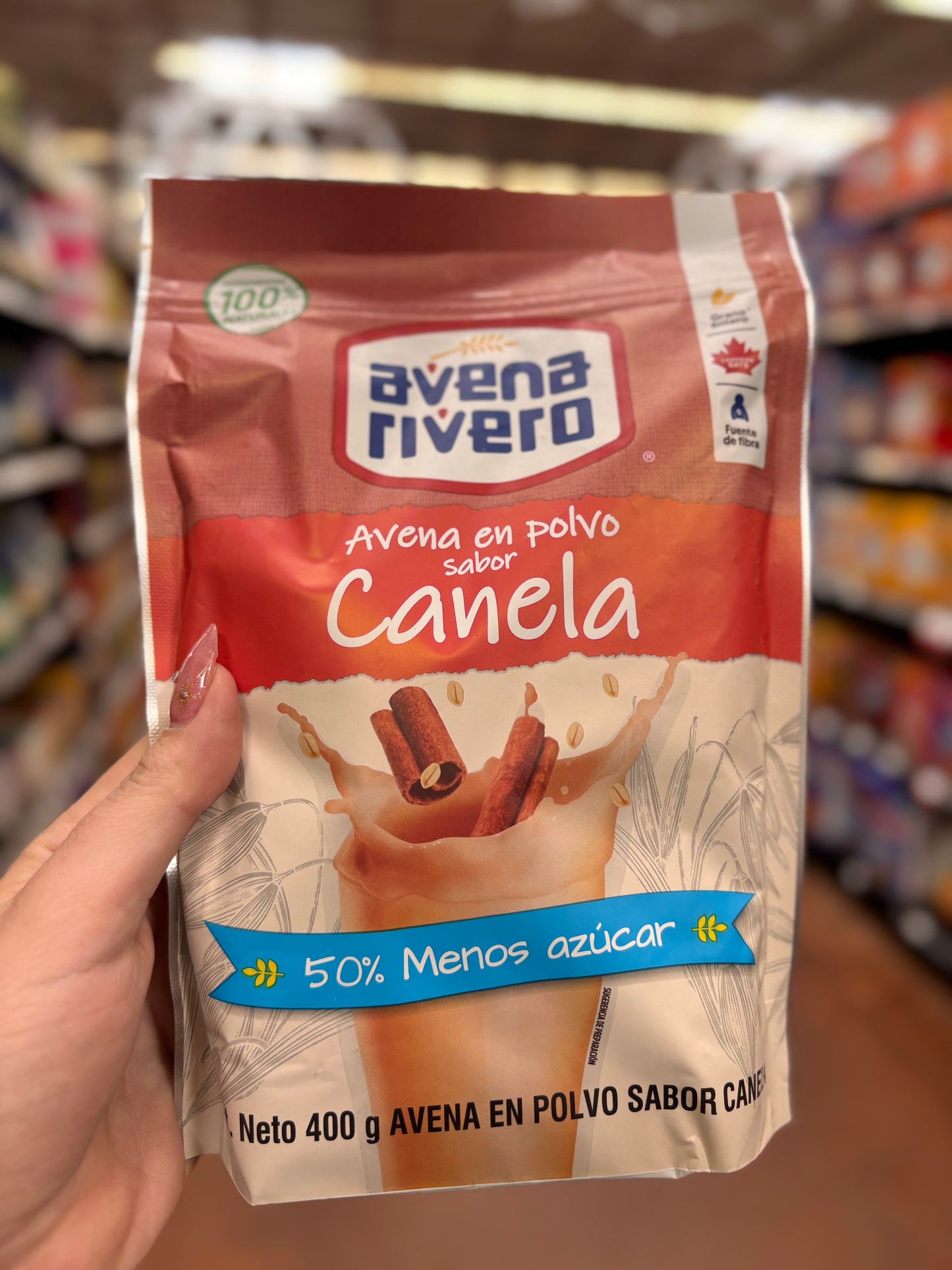 Avena en Polvo sabor Canela
