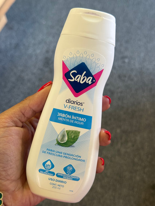 Saba Lavado íntimo Menta