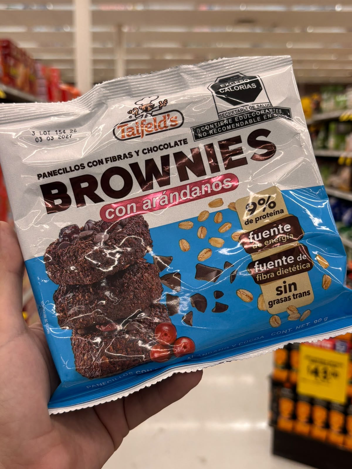 Brownies con Arándanos
