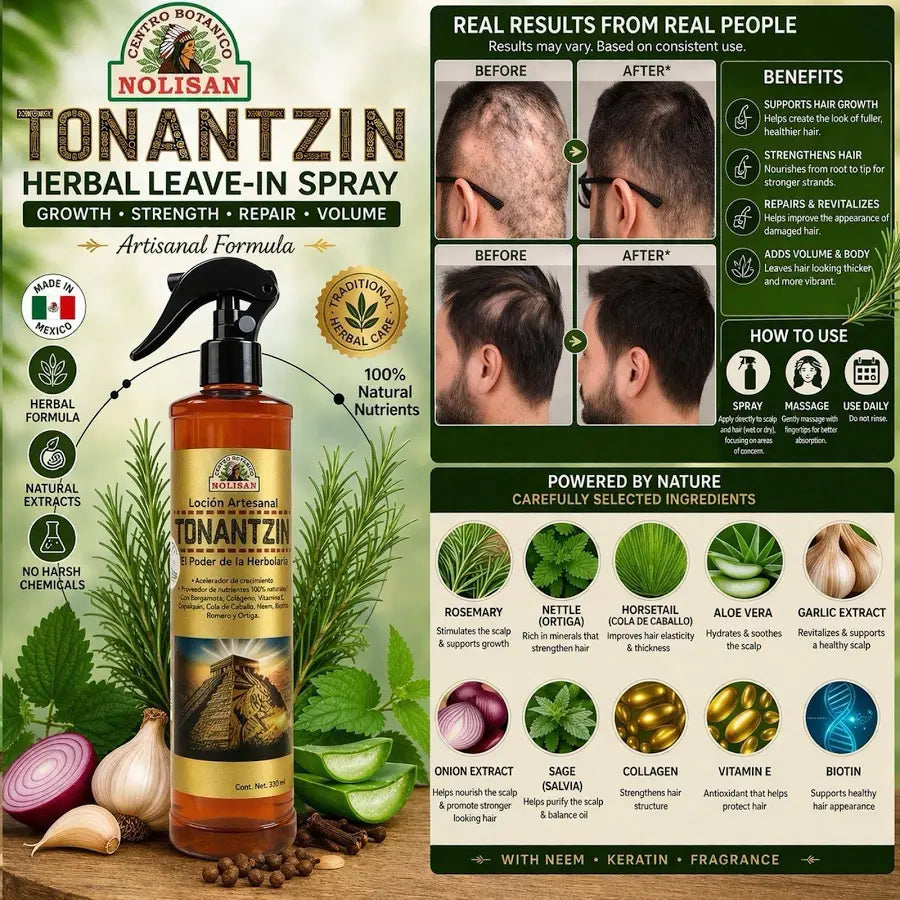 Nolisan Tonantzin Crecimiento de Cabello