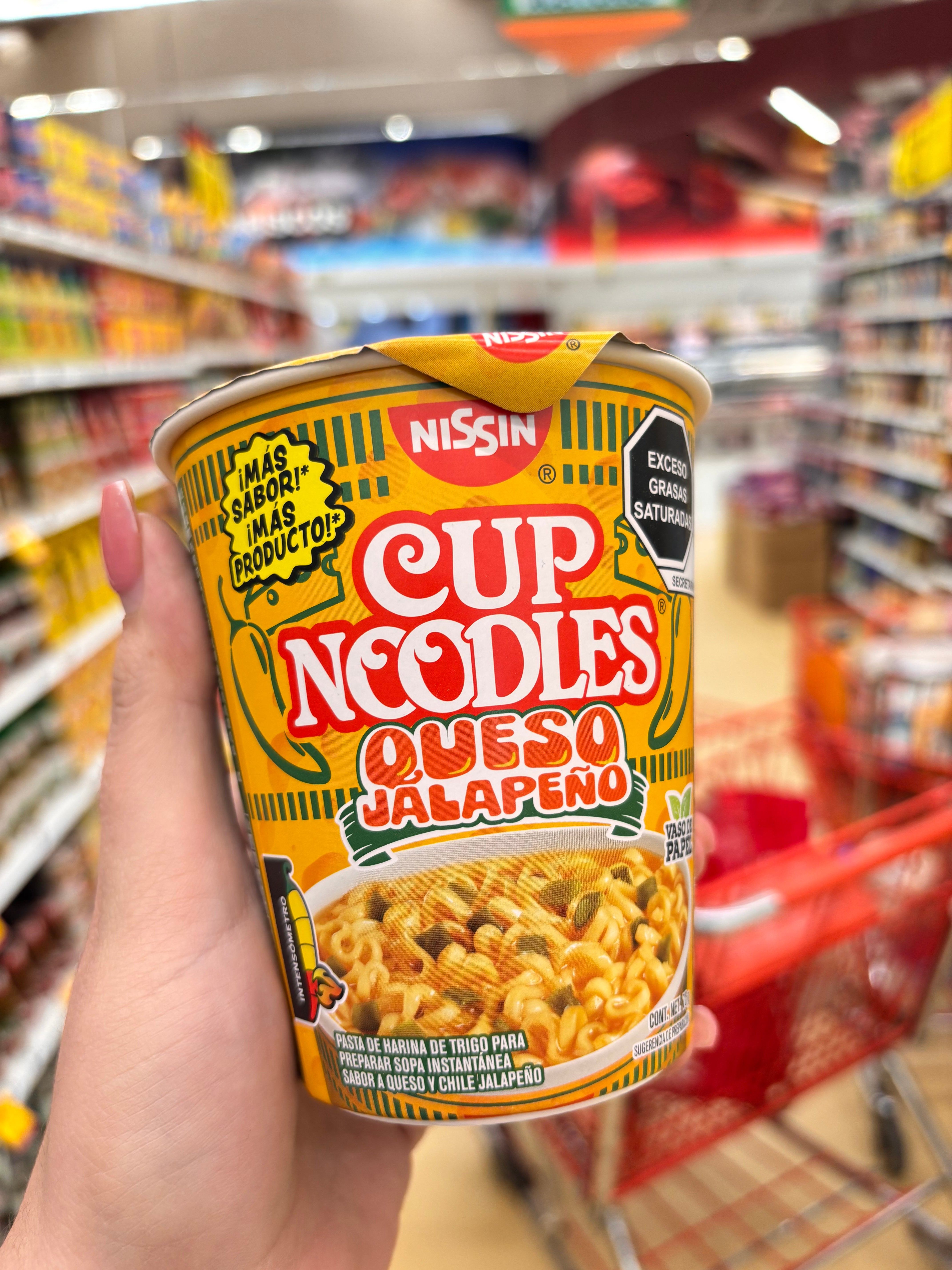 Cup Noodles Queso 🧀 Jalapeño “Nissin” – Antojitos La Tarasca