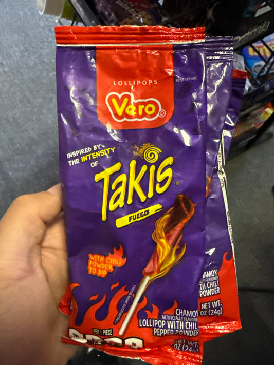 Vero Takis fuego