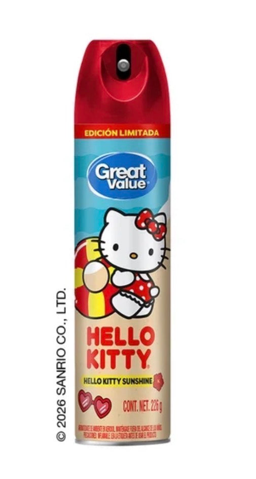 Great Value Aromatizante Aerosol Hello Kitty Sunshine