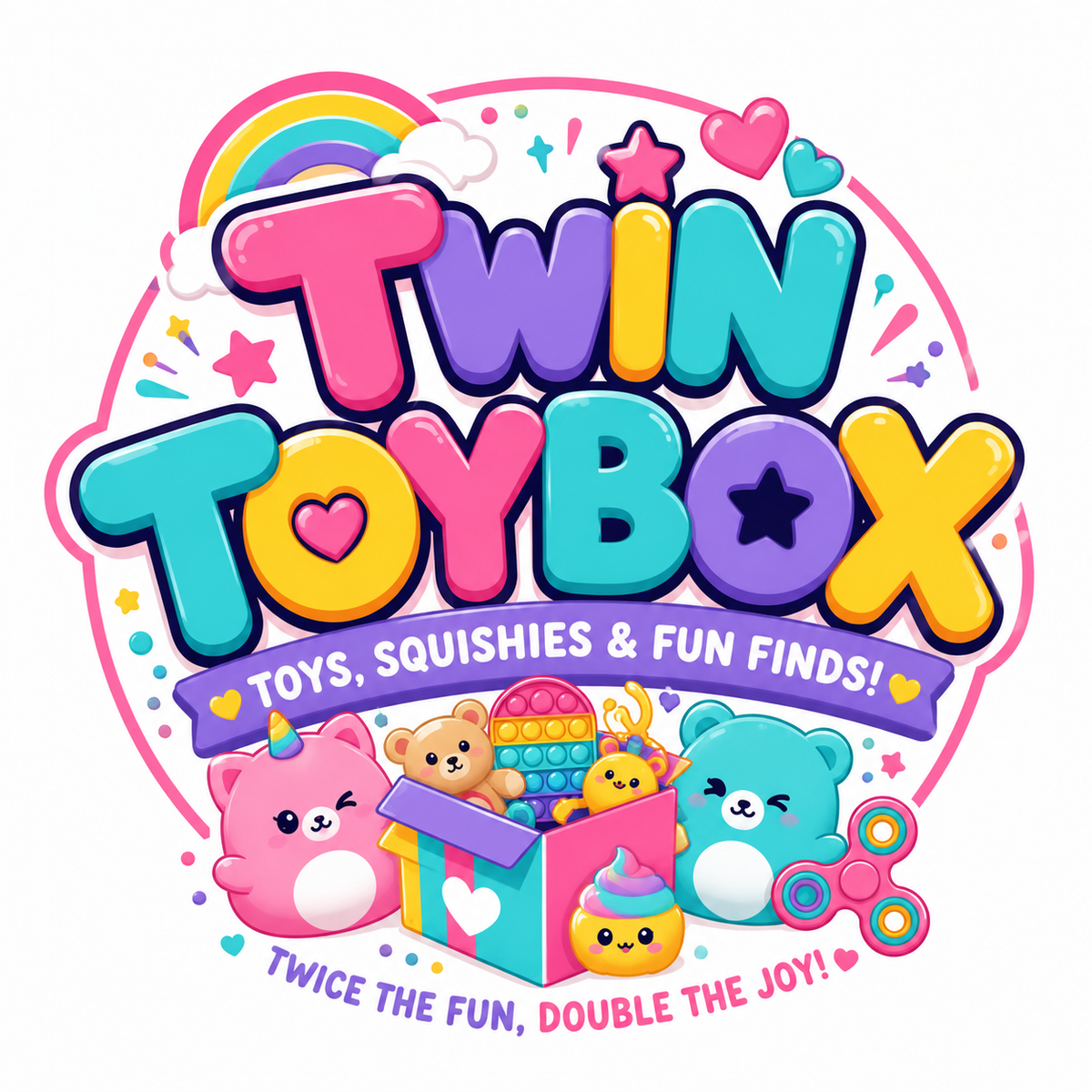 Twin Toy Box Squishies