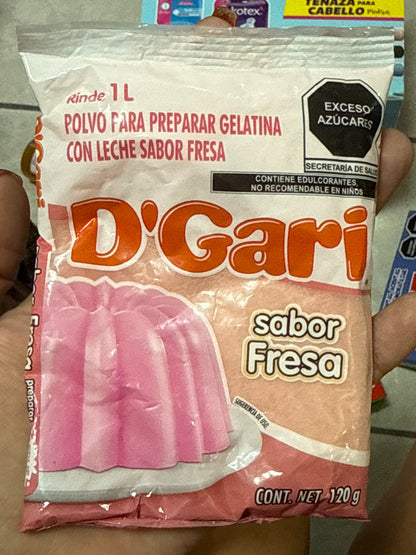 D'Gari Gelatina Sabores México