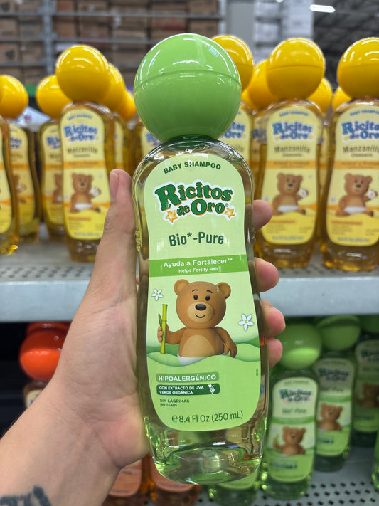 Shampoo Bio- pure Uva verde “Ricitos de Oro” ✨