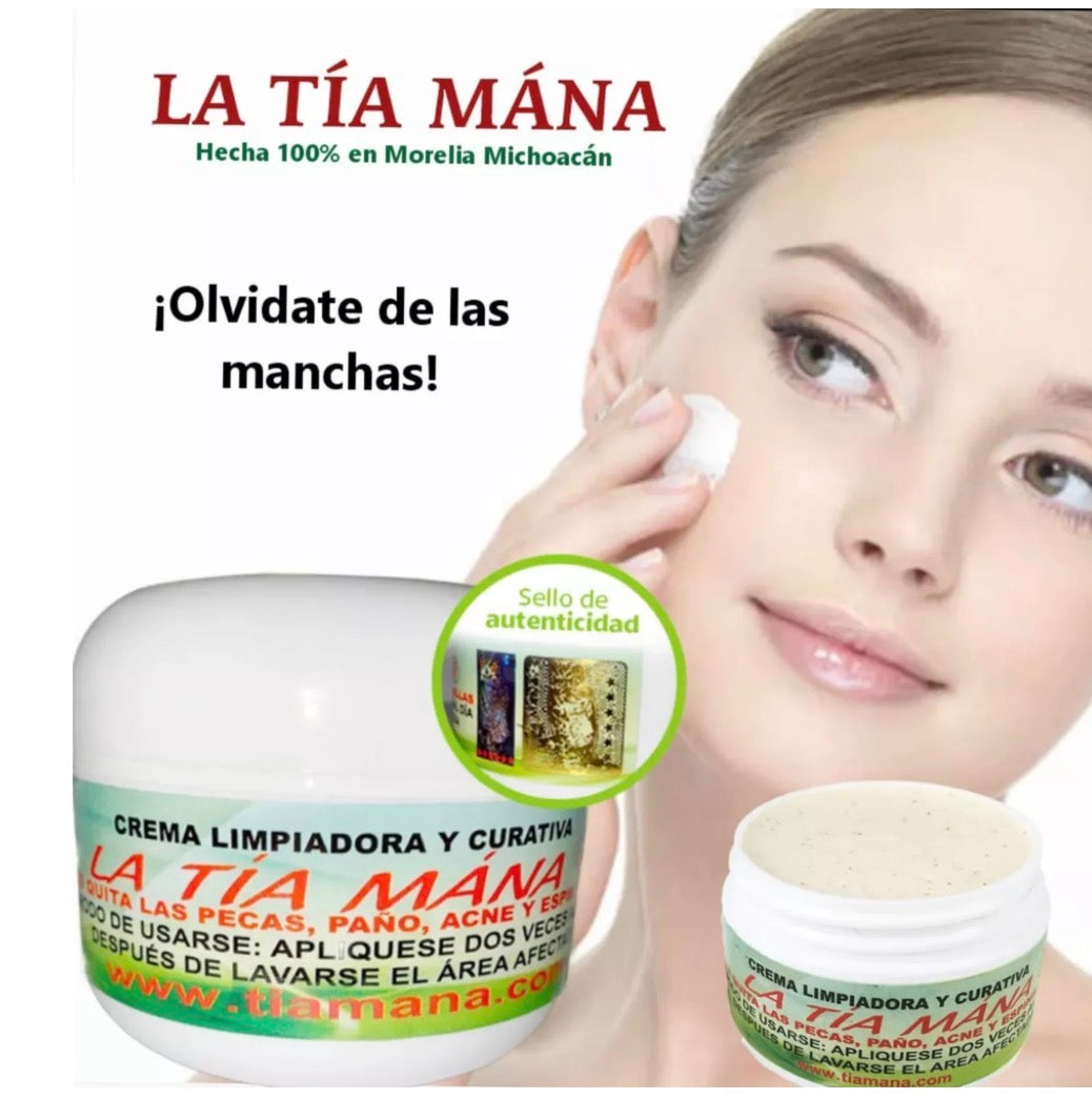 Crema Tía Mána Hidratante Sello Original De Fabrica 1 Piez