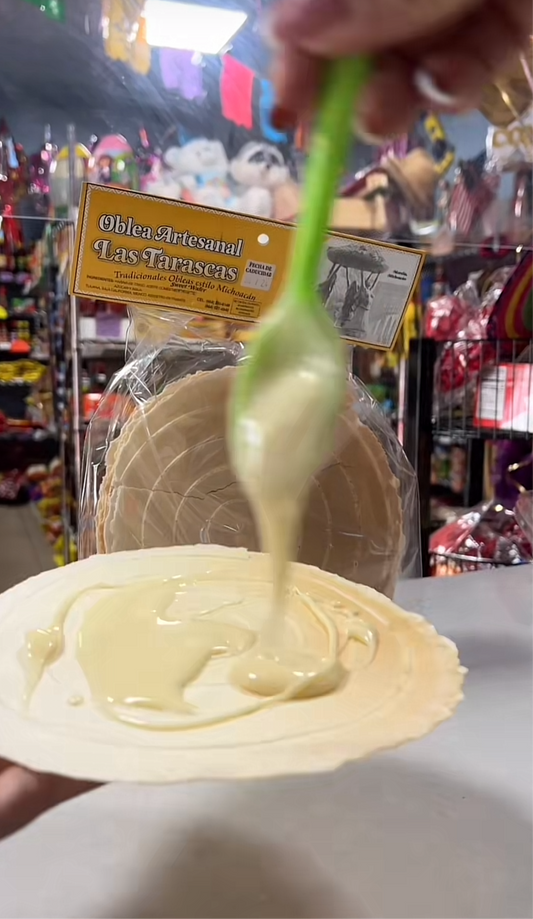 Obleas blancas “La tarasca”