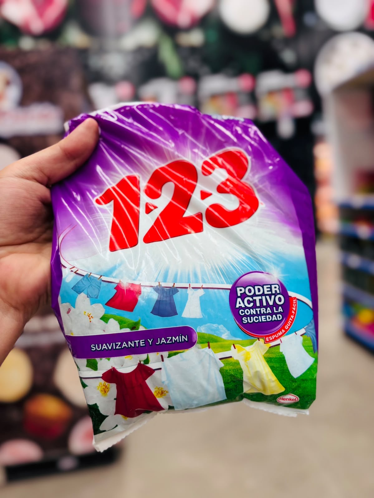 1 2 3 Detergente Polvo