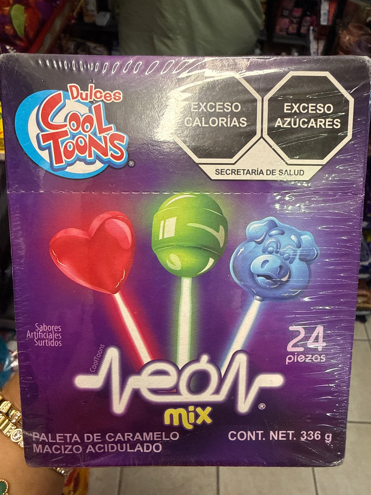 Neon Paletas mix (glow pop)