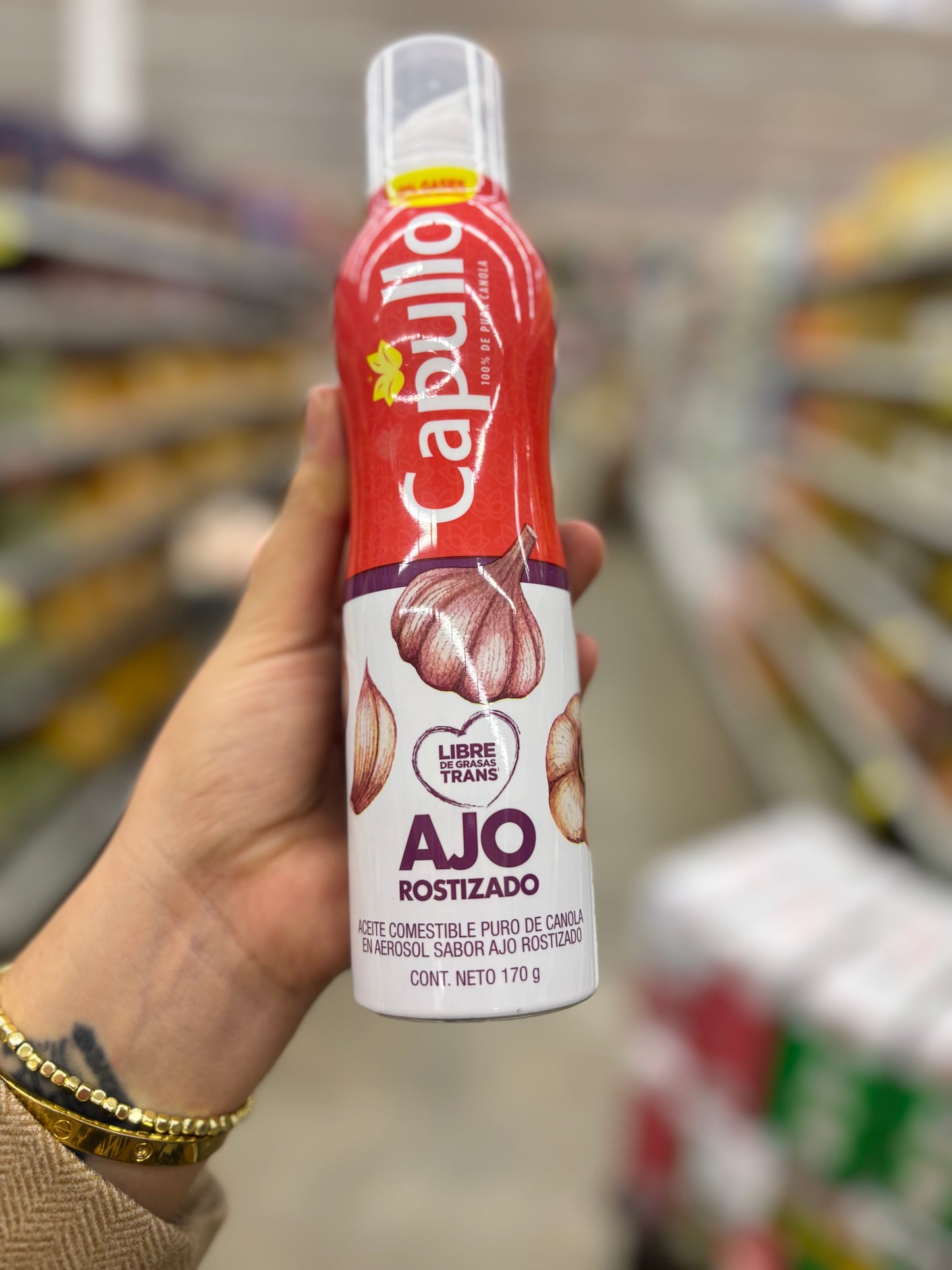 Aceite capullo Sabor Ajo 🧄 Rostizado