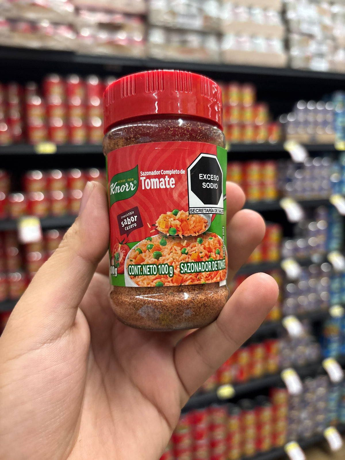 Sazonador Completo de Tomate Knorr en Polvo 100 g