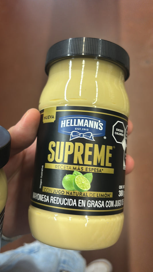 Hellmann’s Supreme con jugo de limón 🍋‍🟩