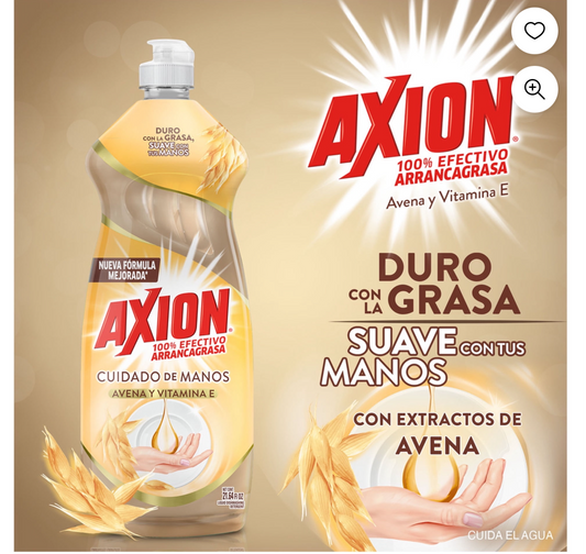 Jabón líquido Lavatrastes axion avena & vitamina E “Axion”