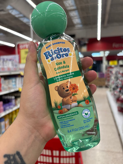 Shampoo Aloe Y Caléndula “Ricitos de oro “✨
