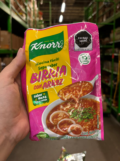 Birria con Arroz Knorr