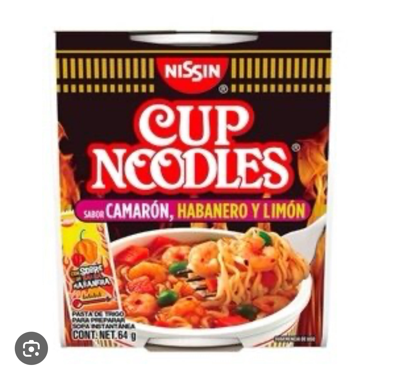 Nissin Cup Noodles Sopas Picosas