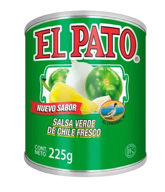 Salsa verde El Pato de chile fresco