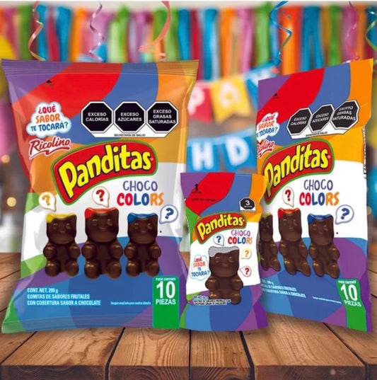 Gomitas Panditas Choco Colors 10 pzs