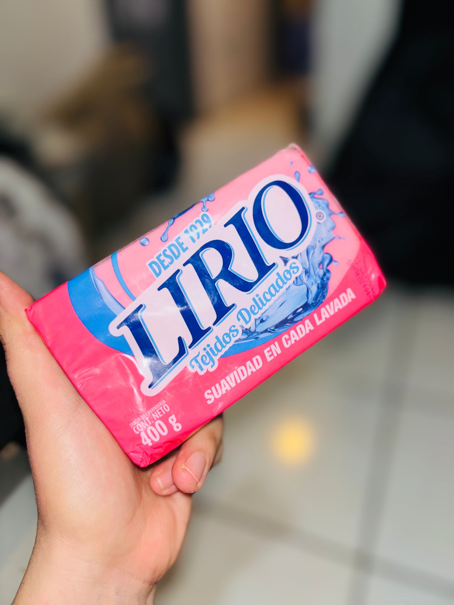 Lirio jabón lavandería