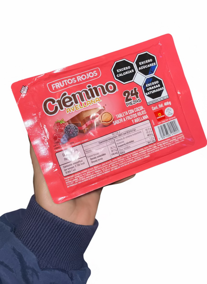 Cremino Avellana & frutos Rojos