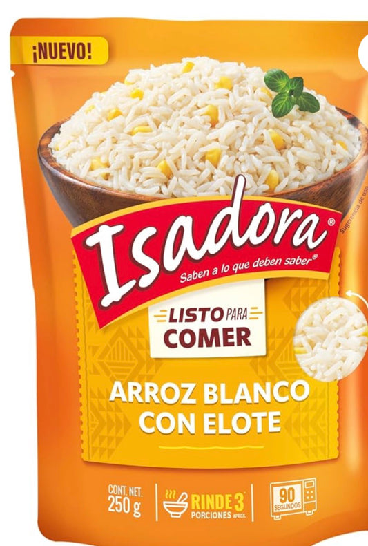 Arroz Blanco con elote RTE 250 g