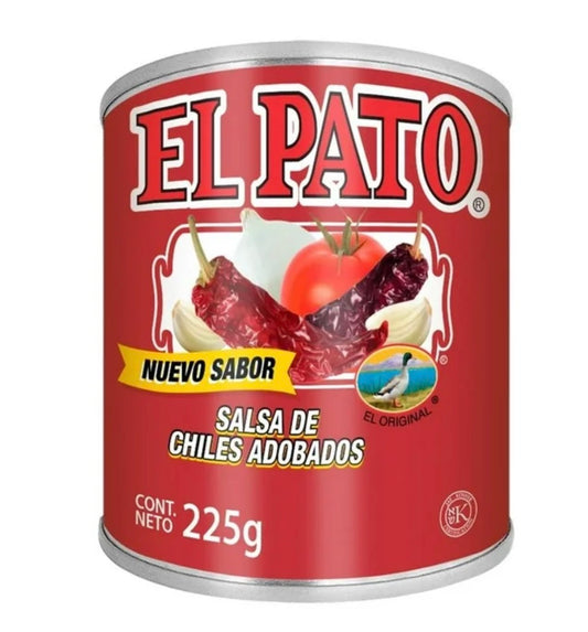 Salsa de chile colorado El Pato