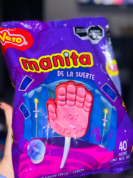 Paleta Manita de la suerte