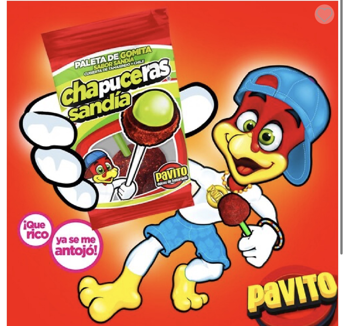 Paleta de Tamarindo Sandia Chapusera Pavito Dul-Tama Pavito