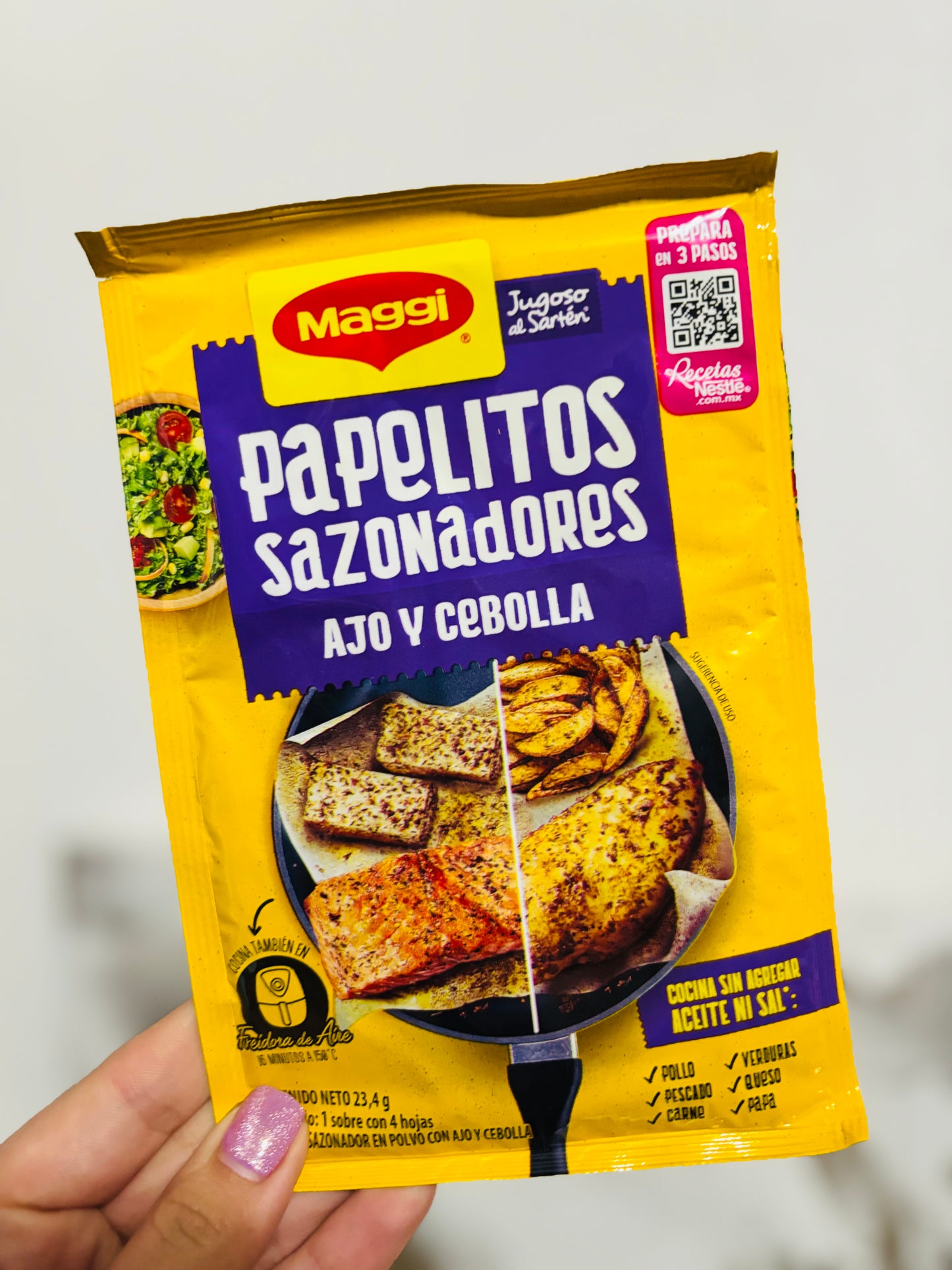 Hoja Sazonadora Maggi Jugoso al Sartén