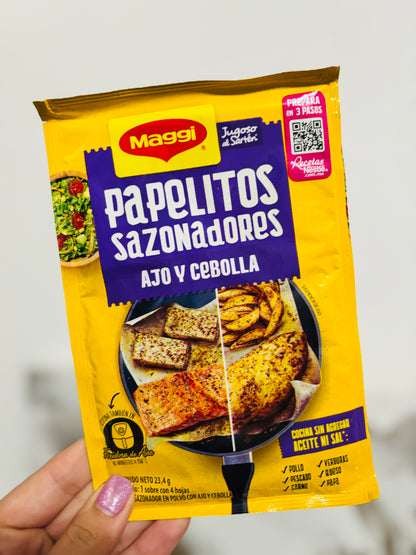 Hoja Sazonadora Maggi Jugoso al Sartén