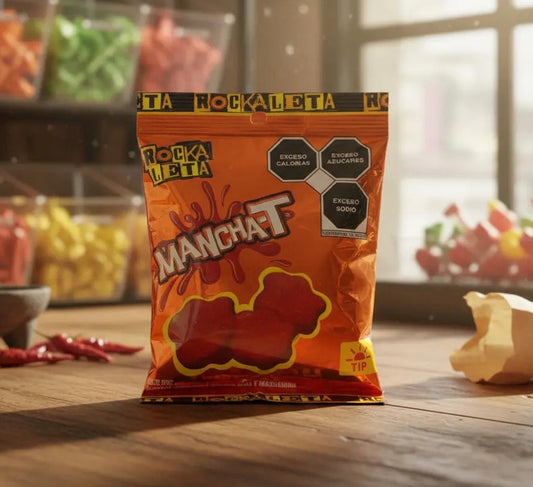 Gomitas Sonrics Rockaleta Mancha T 110g Enchilado 10pz