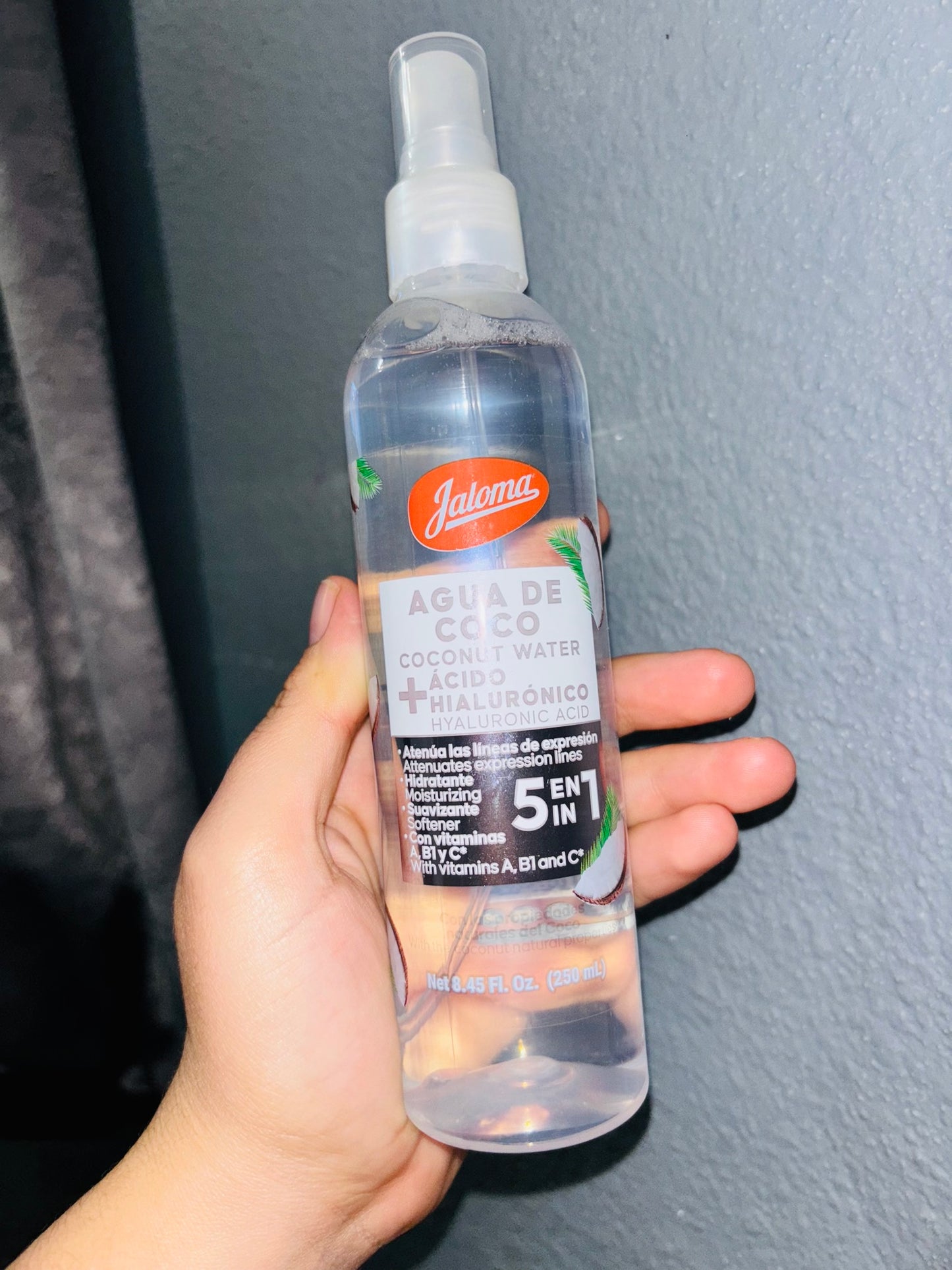 Agua facial Coco 🥥 & Ácido Hialuronico  “Jaloma”