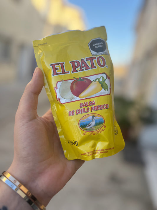 Salsa de chile fresco “El pato”