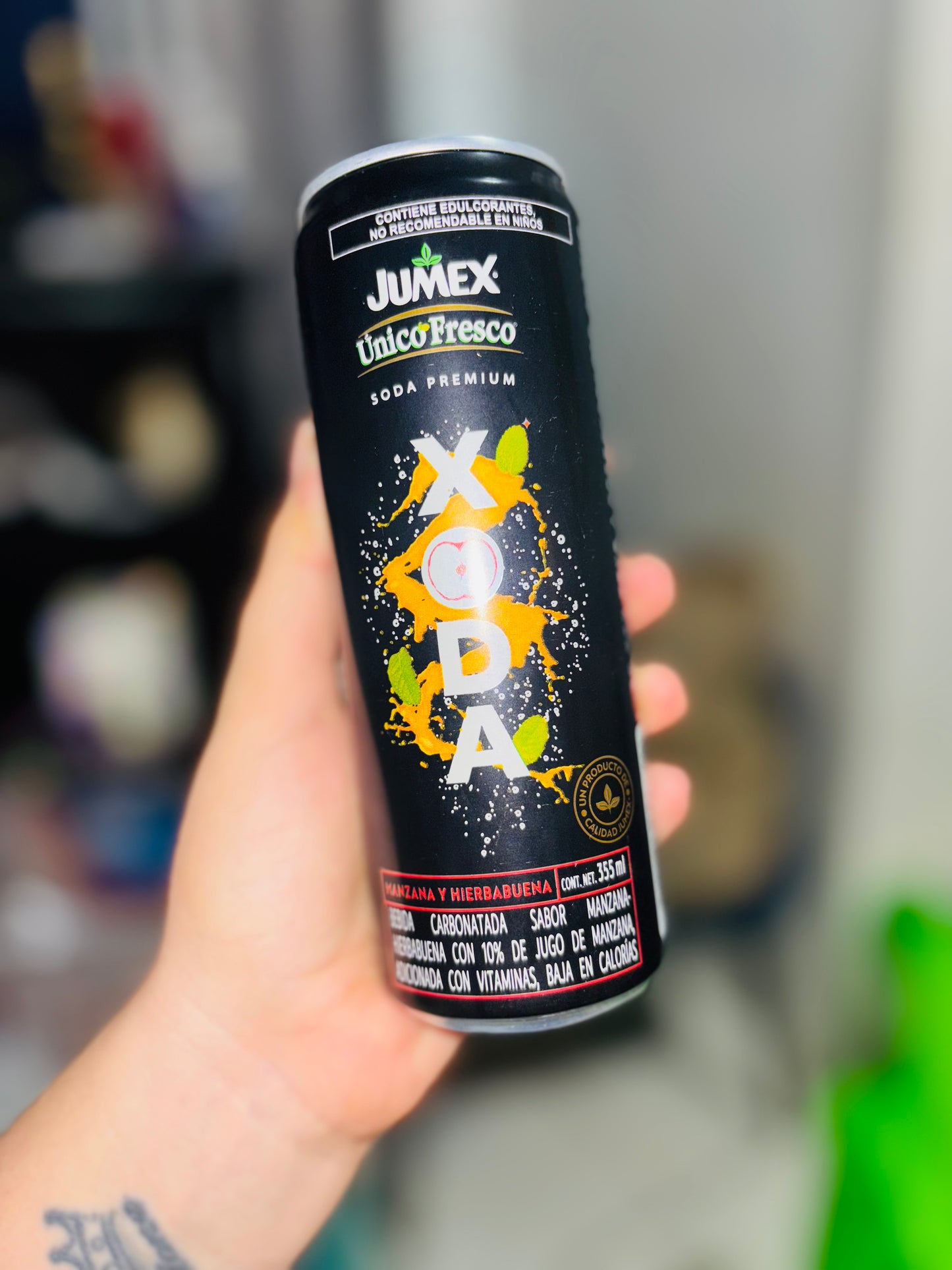 Soda Premium Jumex 𝑿𝑶𝑫𝑨 hierbabuena y manzana 🍎